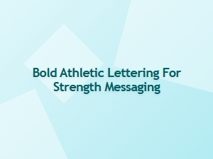 Powerful Lettering for Strength and Motivation