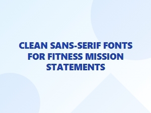 Fonts That Speak to Your Fitness Mission